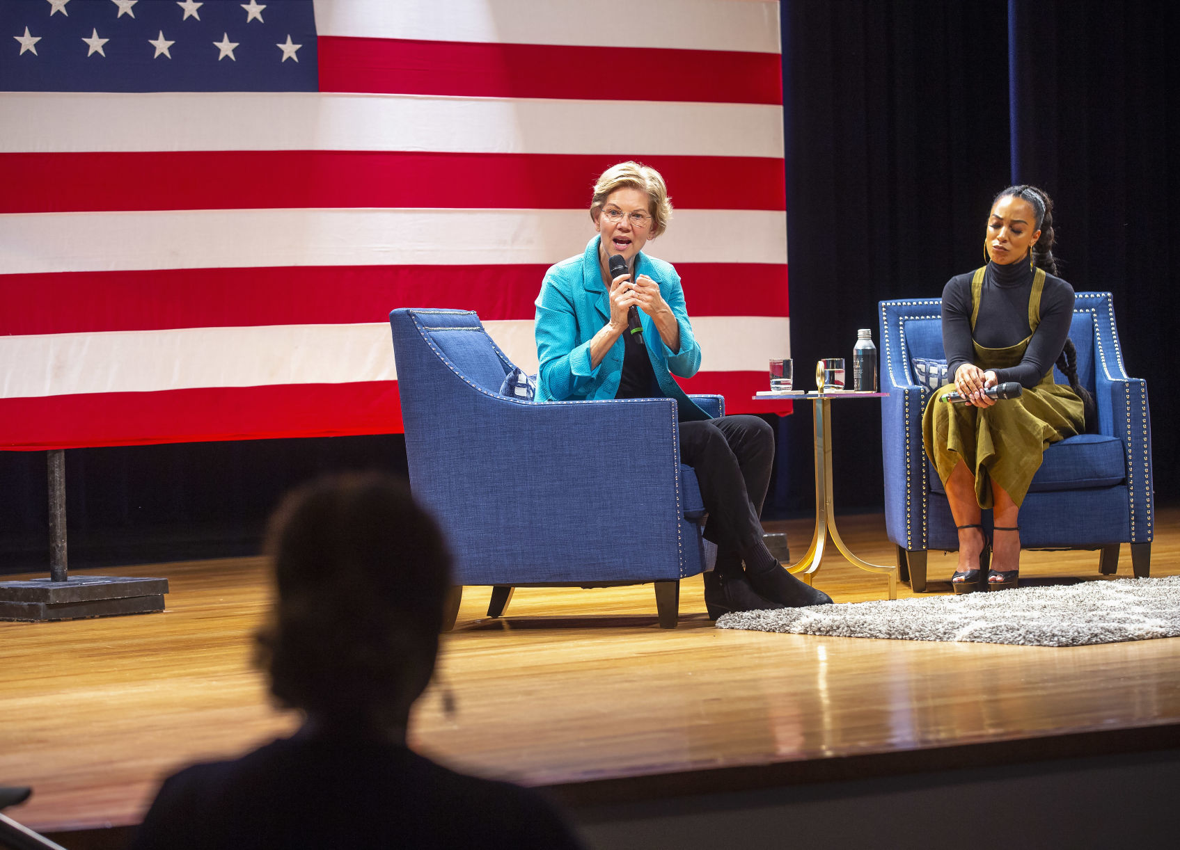 Democratic candidate Elizabeth Warren at NC A&T